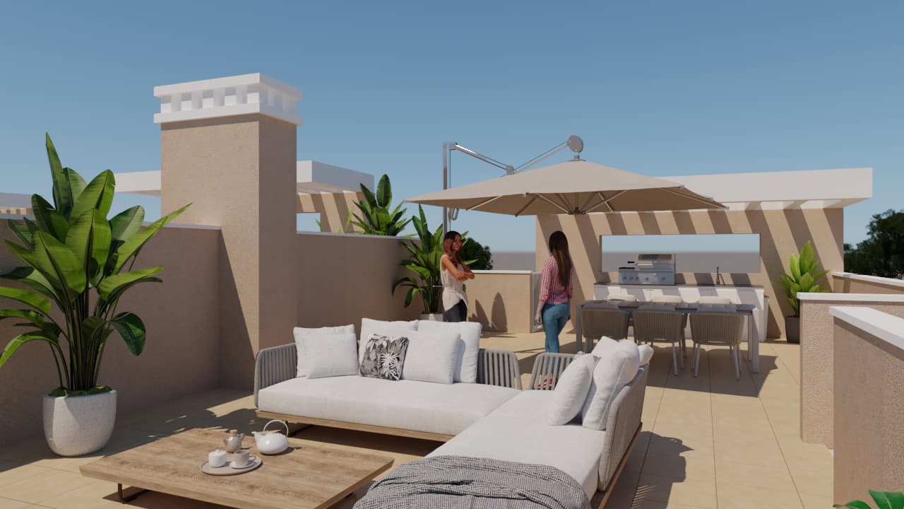 High-bungalow 3 bed. in Pilar de la Horadada | Legado Colección 3
